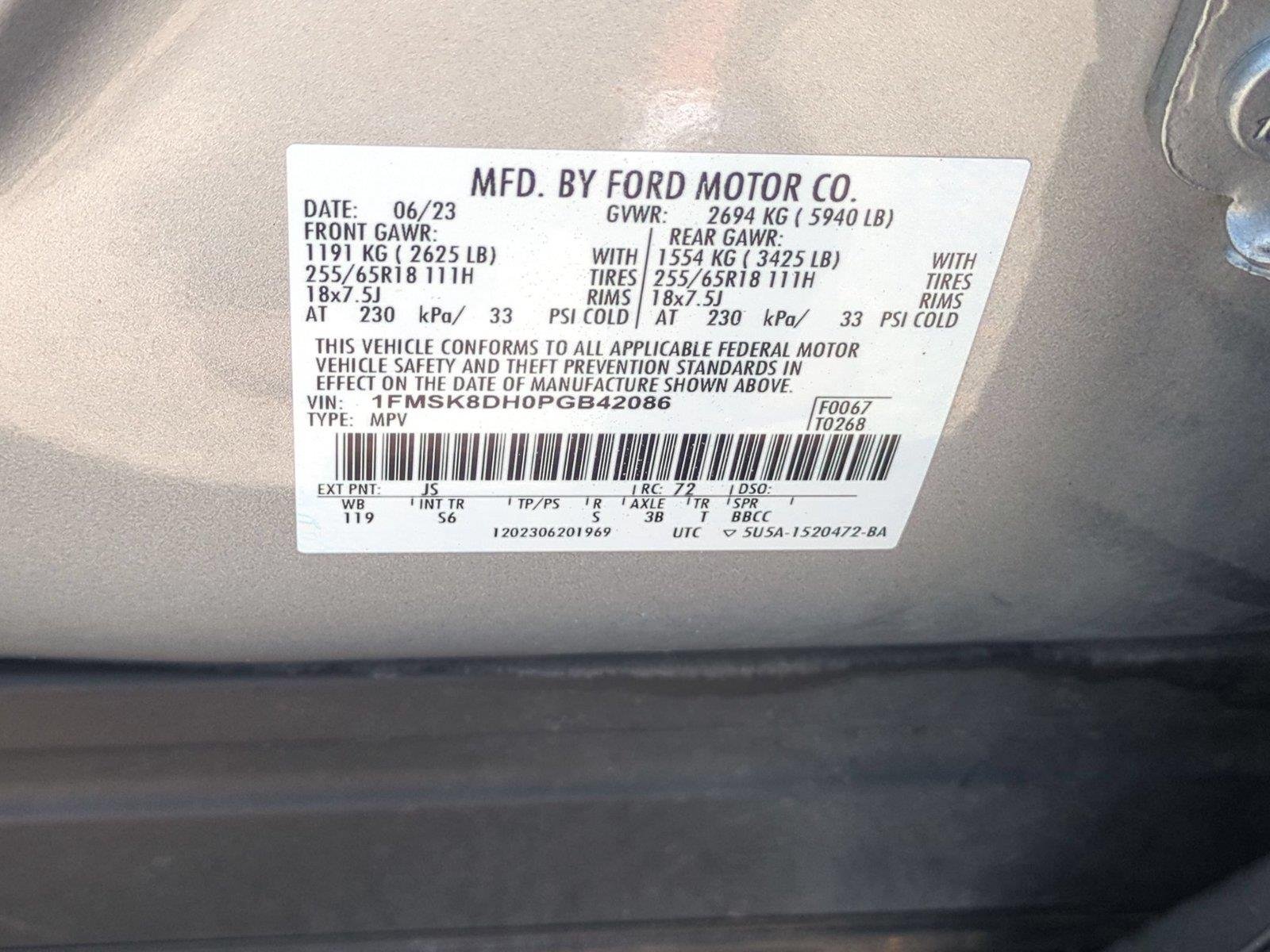 Used 2023 Iconic Silver FORD XLT image 41