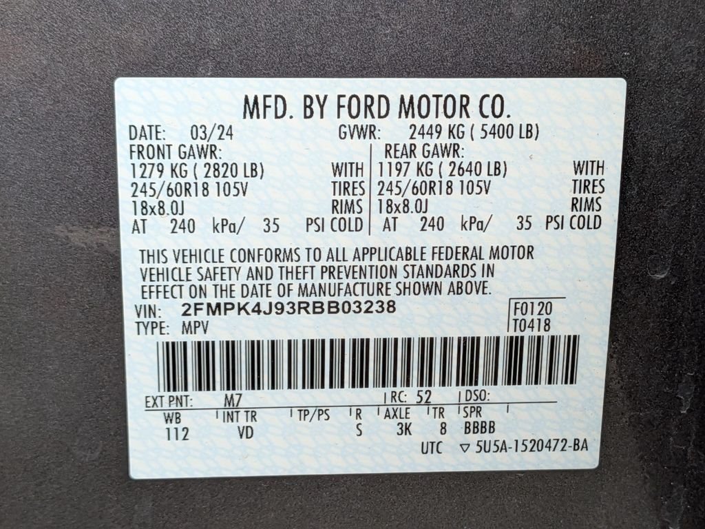 Used 2024 Gray Ford SEL image 31