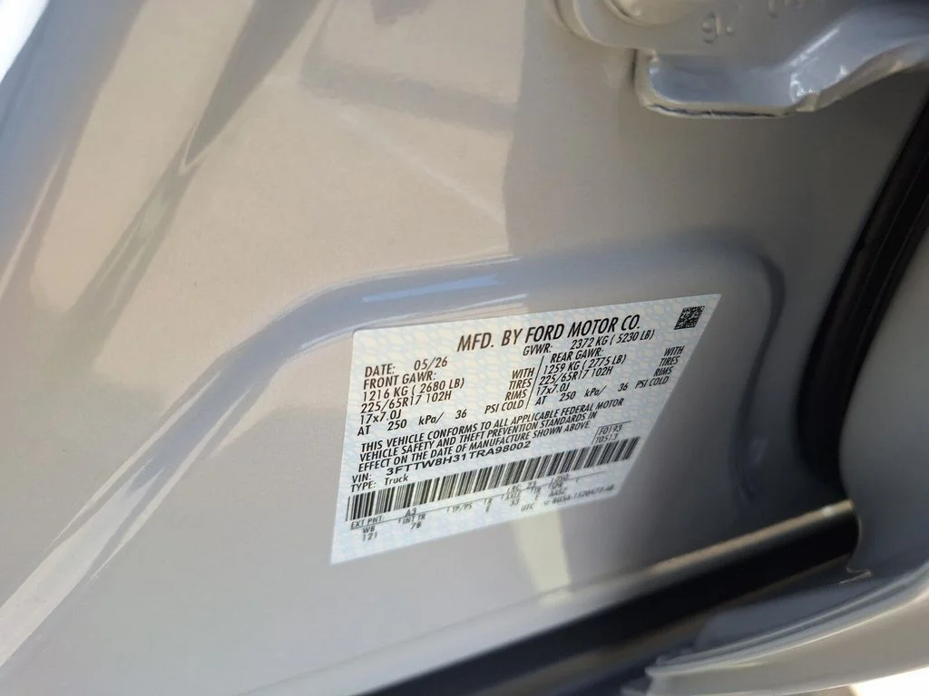 New 2026 Space White Metallic Ford XLT image 26