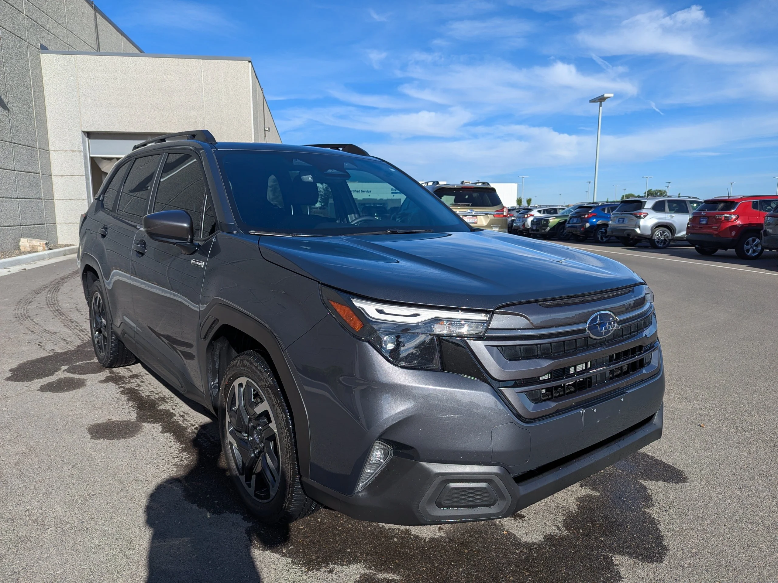 Used 2025 Magnetite Gray Metallic Subaru Premium Hybrid image 3
