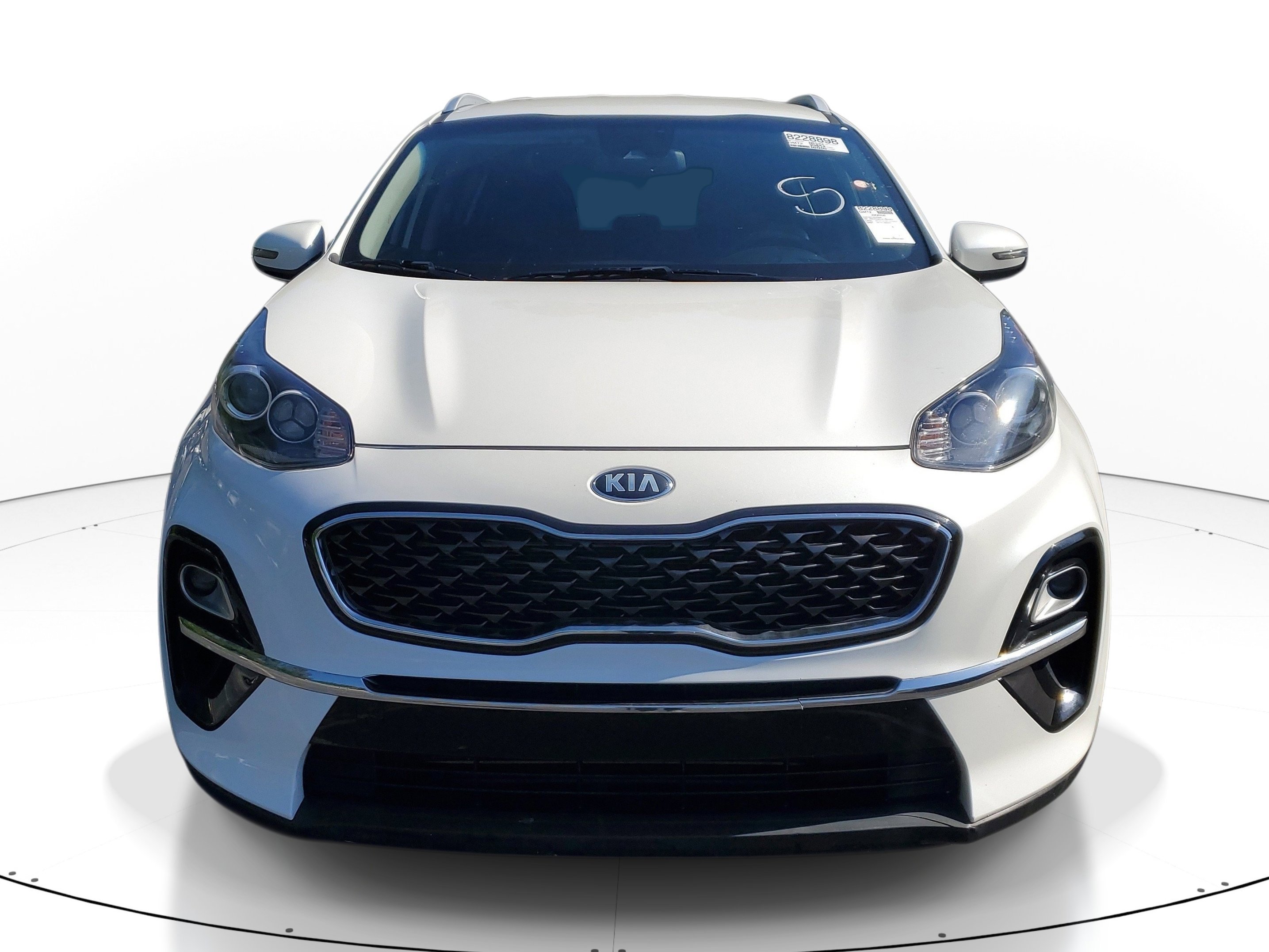Used 2020 Snow White Pearl Kia EX image 1