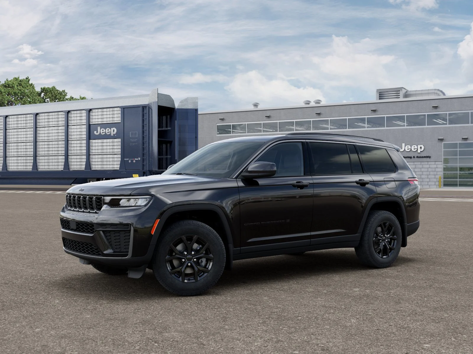 New 2026 Diamond Black Crystal Pearl-Coat Exterior Paint Jeep Altitude image 2