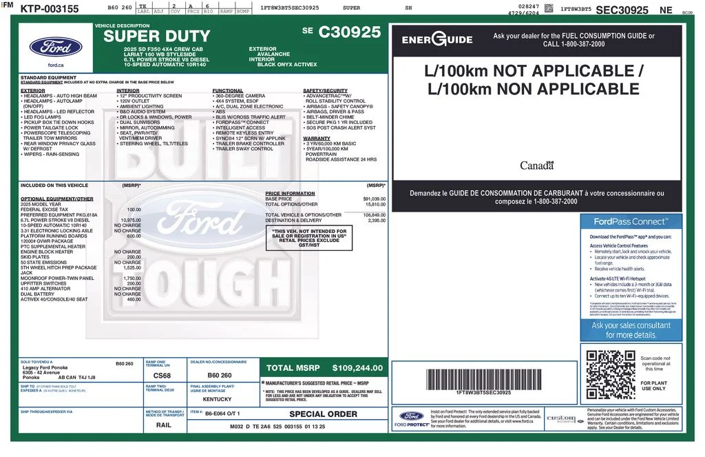 Used 2025 Gray Ford Lariat image 4