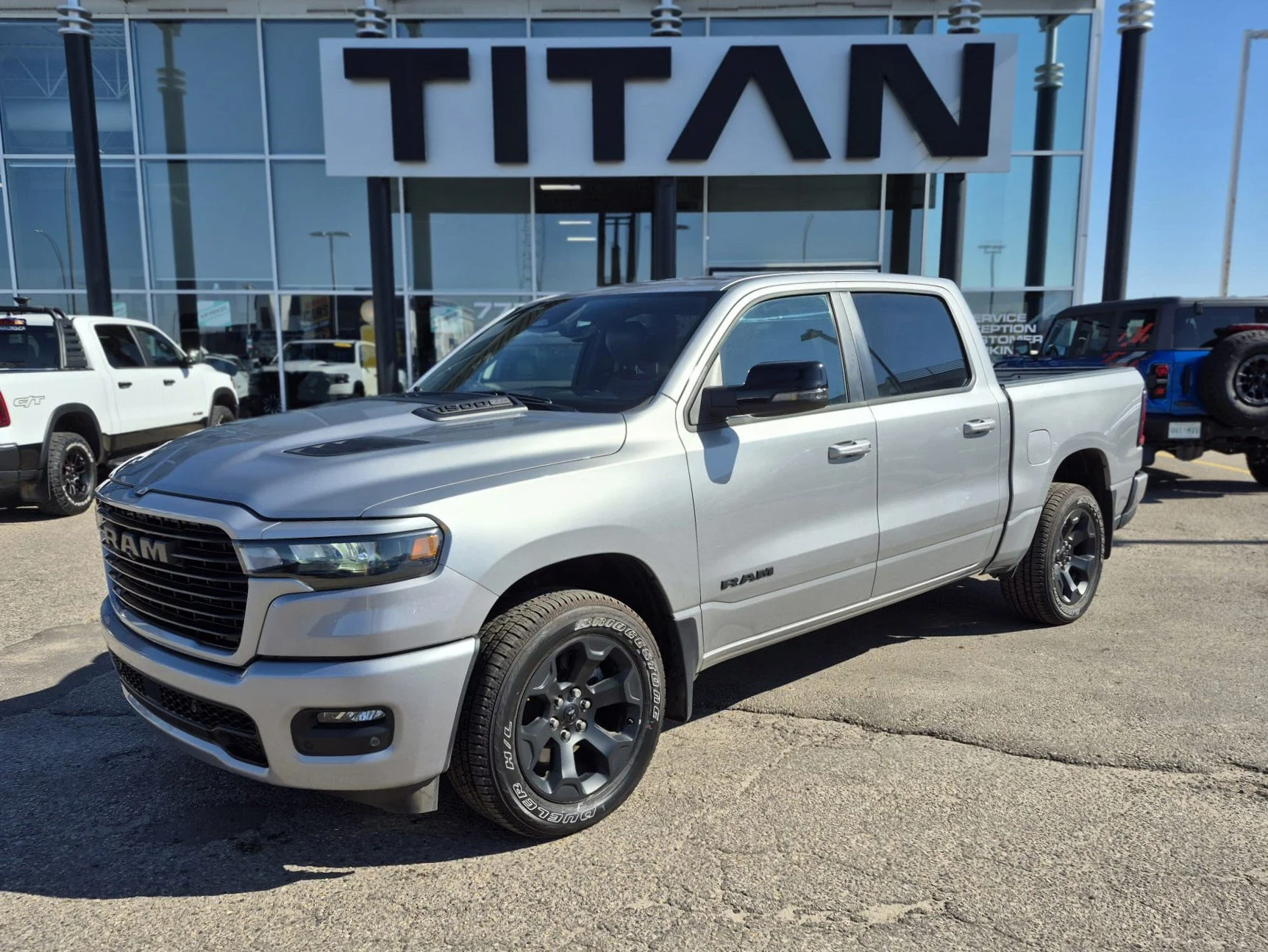 Certified Used 2025 Billet Silver Metallic Ram Sport 4x4*3.0L I6 | Htd Seats | Nav | Htd Wheel | Tow Pkg | Adaptive Cruise | Remote Start image 2