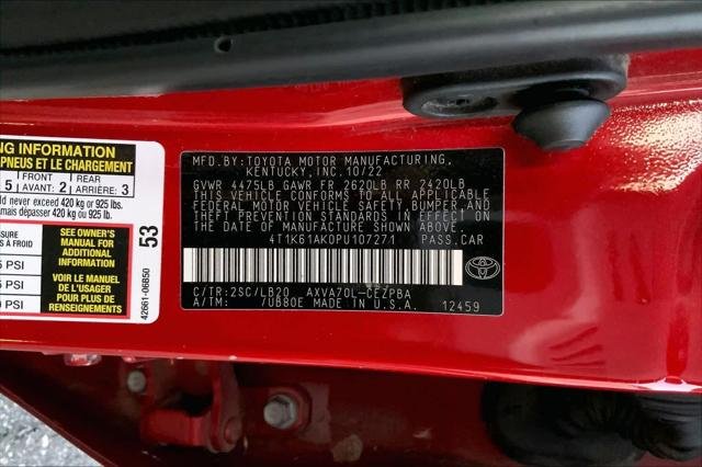 Certified Used 2023 SUPERSONIC RED/BLACK Toyota  image 32