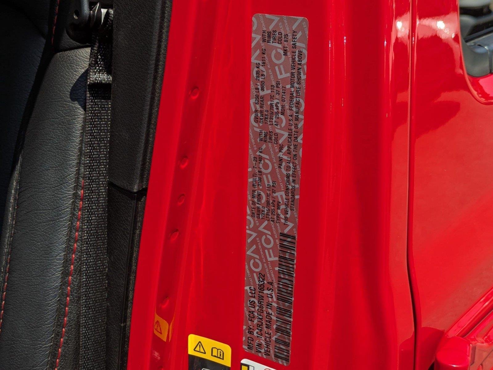 Used 2024 Firecracker Red Clearcoat Jeep Rubicon image 32