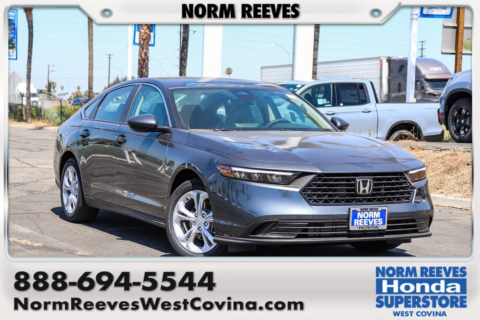 New 2026 Meteorite Gray Metallic Honda LX CVT image 1