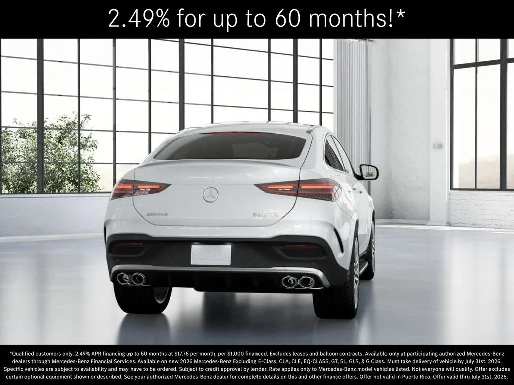 New 2026 MANUFAKTUR Moonlight White Metallic Mercedes-Benz AMG® GLE 53 4MATIC+ Coupe image 24
