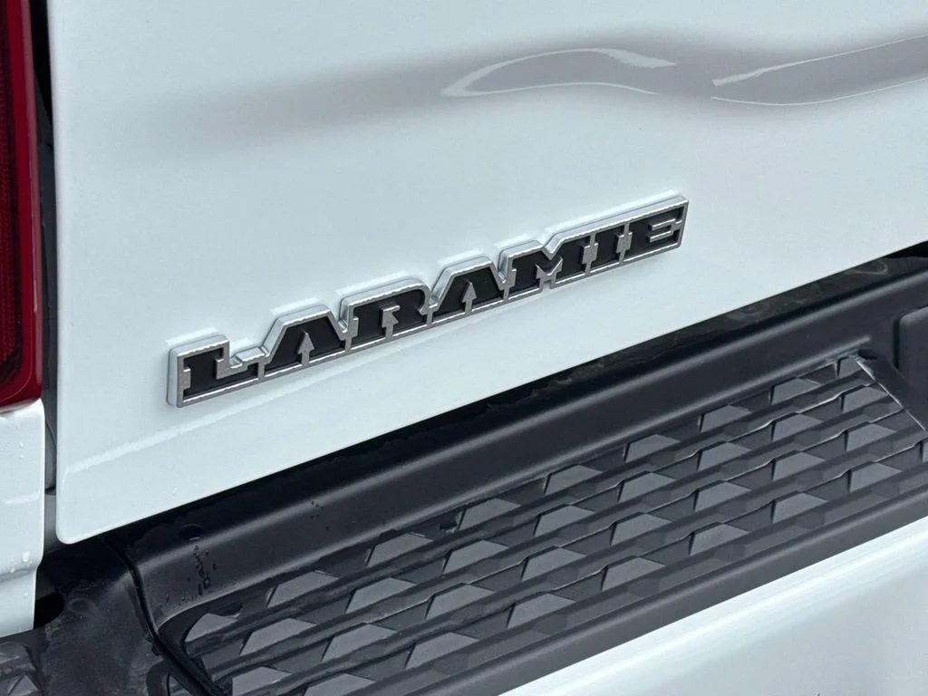 New 2026 Bright White Clear-Coat Exterior Paint RAM Laramie image 9