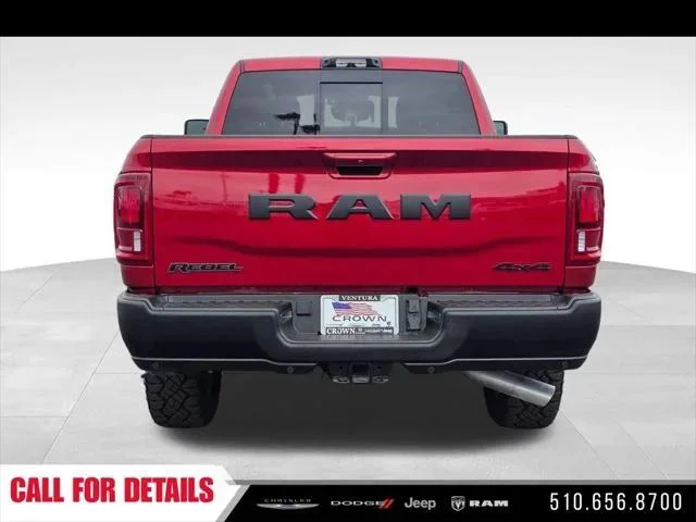 New 2026 Molten Red Pearlcoat RAM REBEL image 6