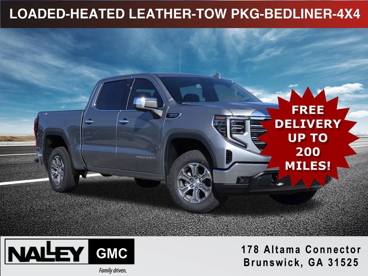 New 2026 Sterling Metallic GMC SLT image 1