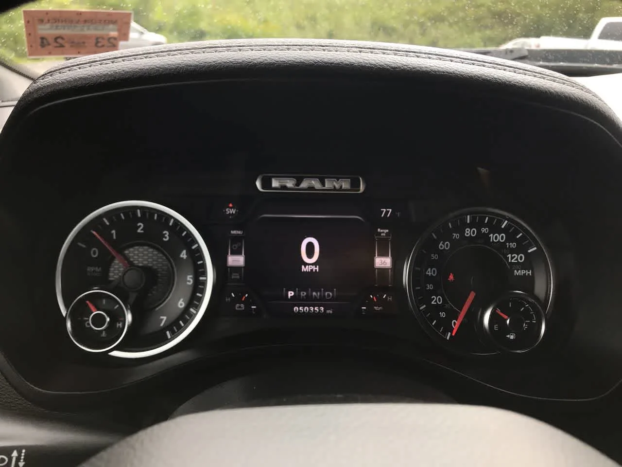 Used 2020 Diamond Black Crystal Pearlcoat Ram Laramie image 24