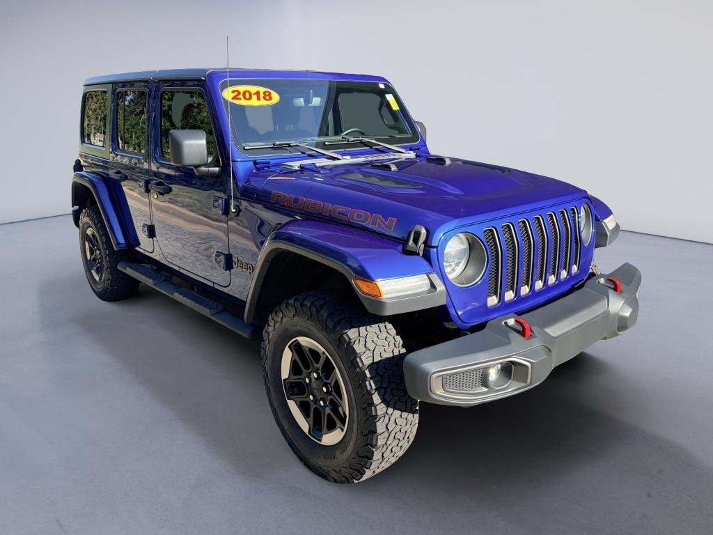 Used 2018 Ocean Blue Metallic Clearcoat Jeep Rubicon image 7