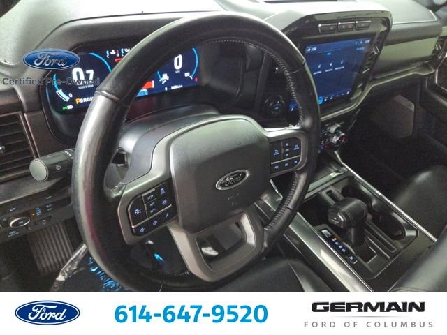 Certified Used 2022 Rapid Red Metallic Tinted Clearcoat Ford Lariat image 16