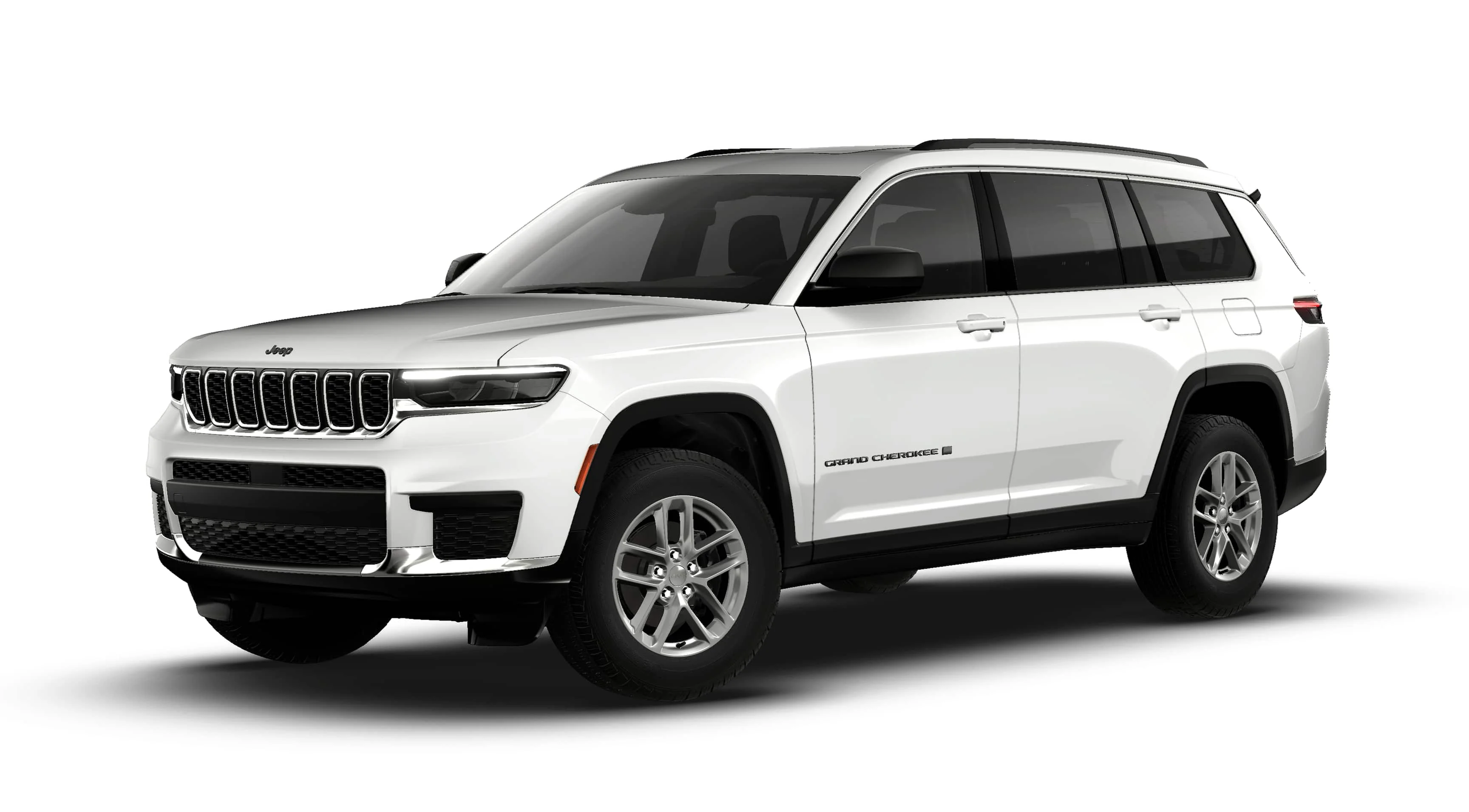 New 2026 Bright White Clear-Coat Exterior Paint Jeep Laredo X image 1