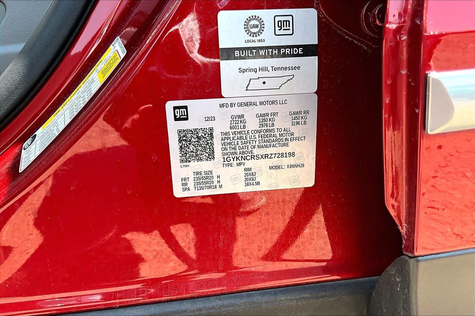 Used 2024 Radiant Red Tintcoat Cadillac FWD Premium Luxury image 29