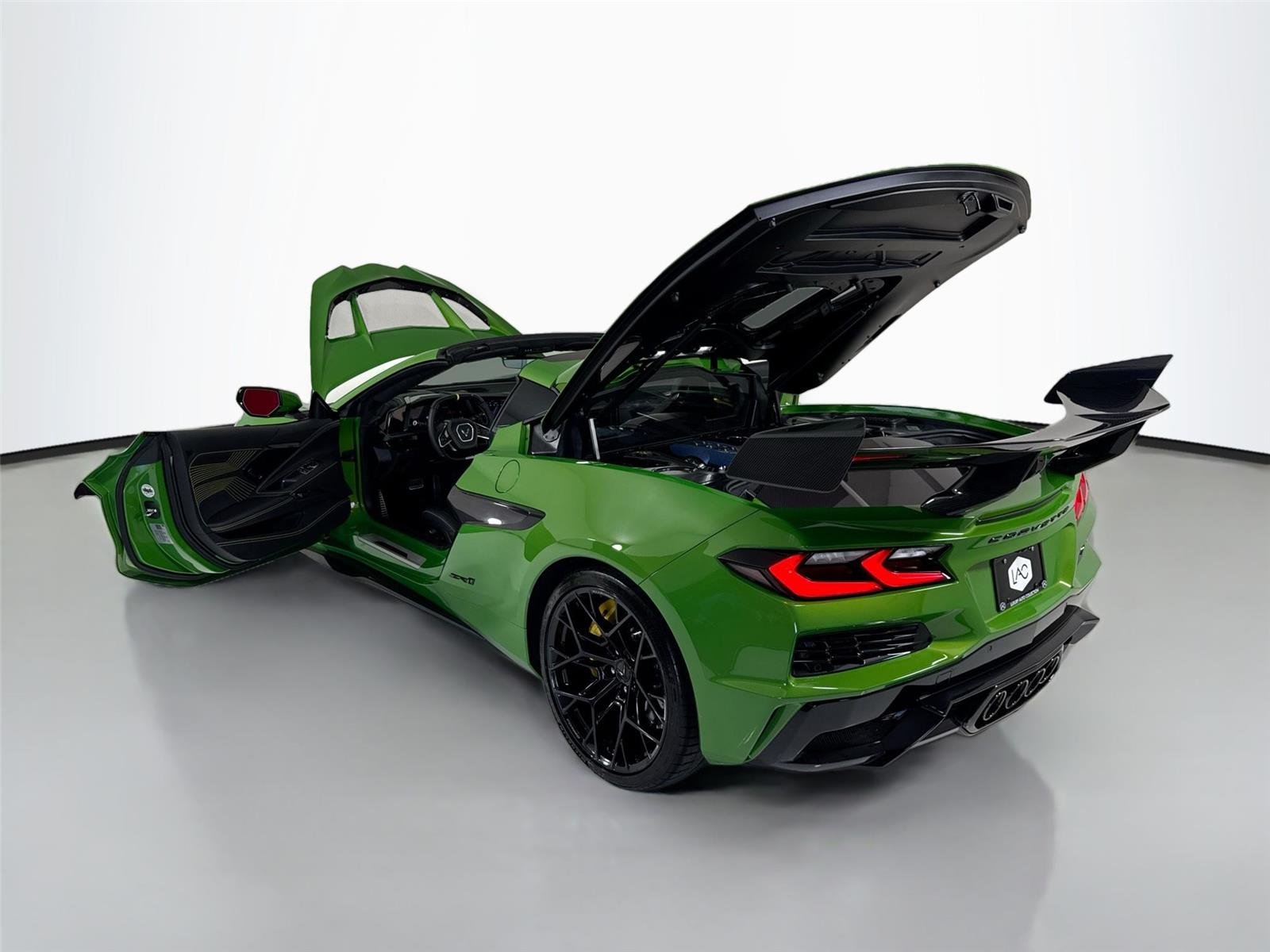 Used 2026 Roswell Green Metallic Chevrolet ZR1 | Carbon Fiber Aero Pkg | Front Lift | Carbon Flash Wheels image 53