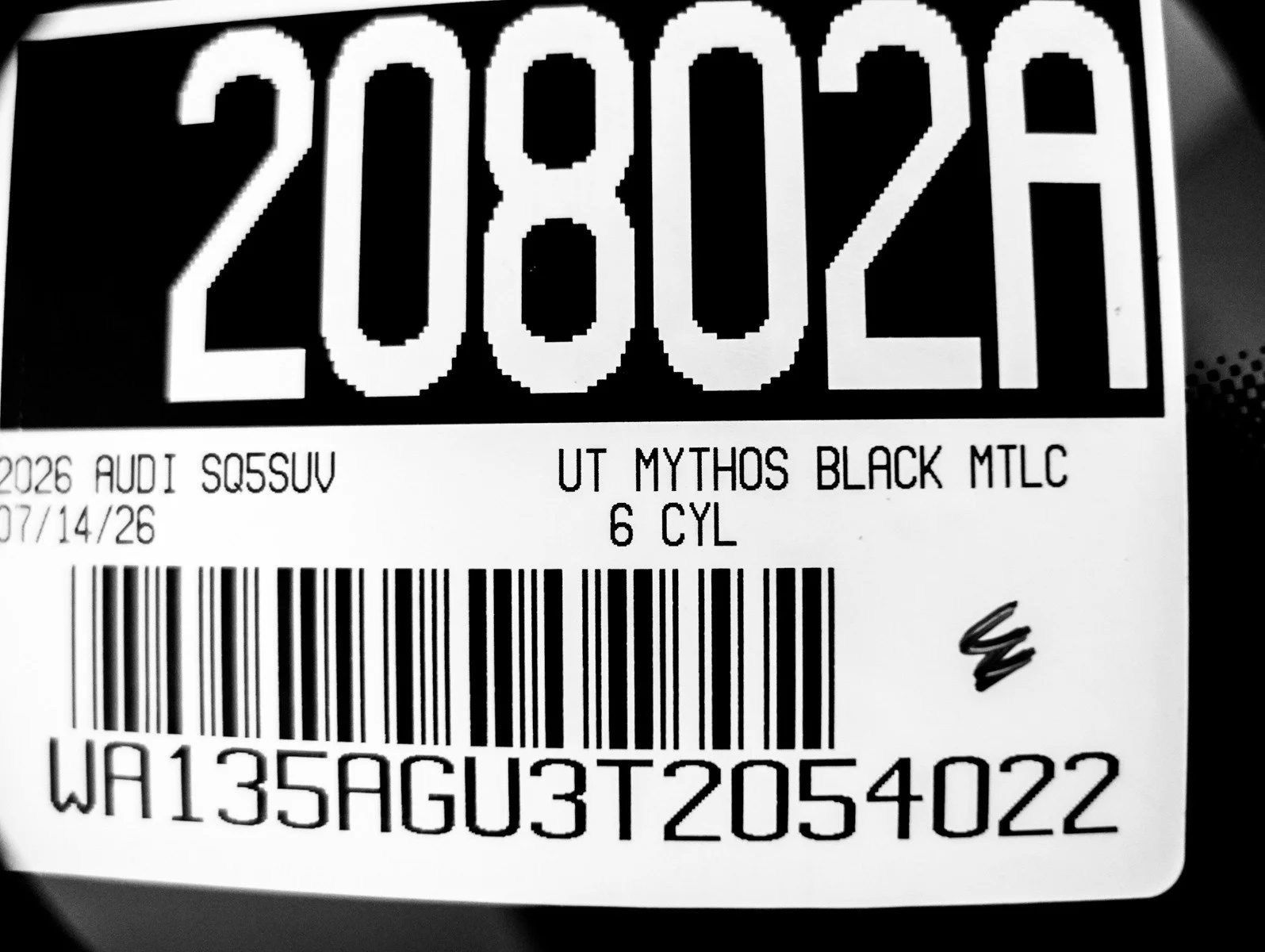 New 2026 Mythos Black Metallic Audi Prestige image 25