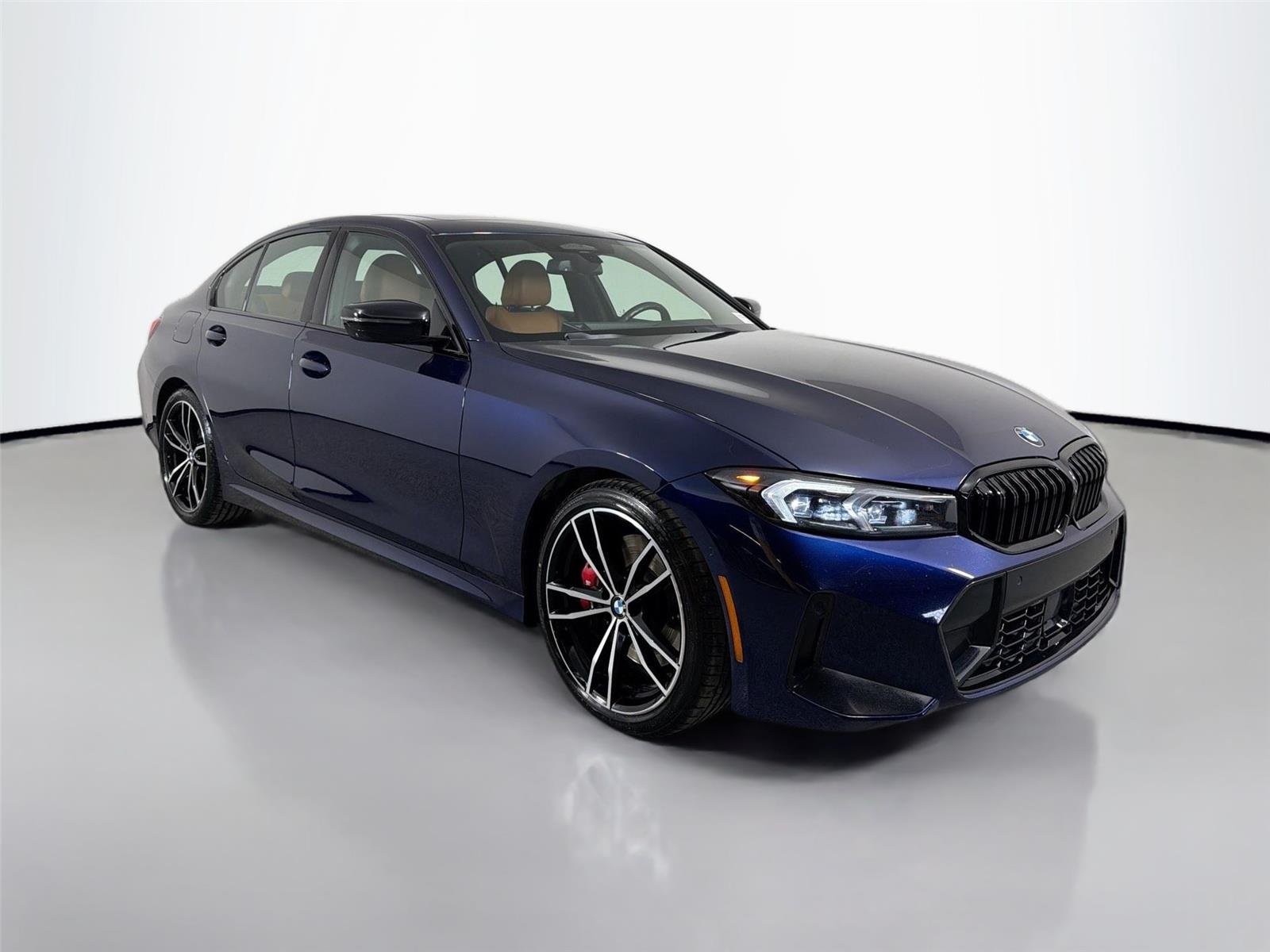 Certified Used 2023 Tanzanite Blue II Metallic BMW 330i image 3
