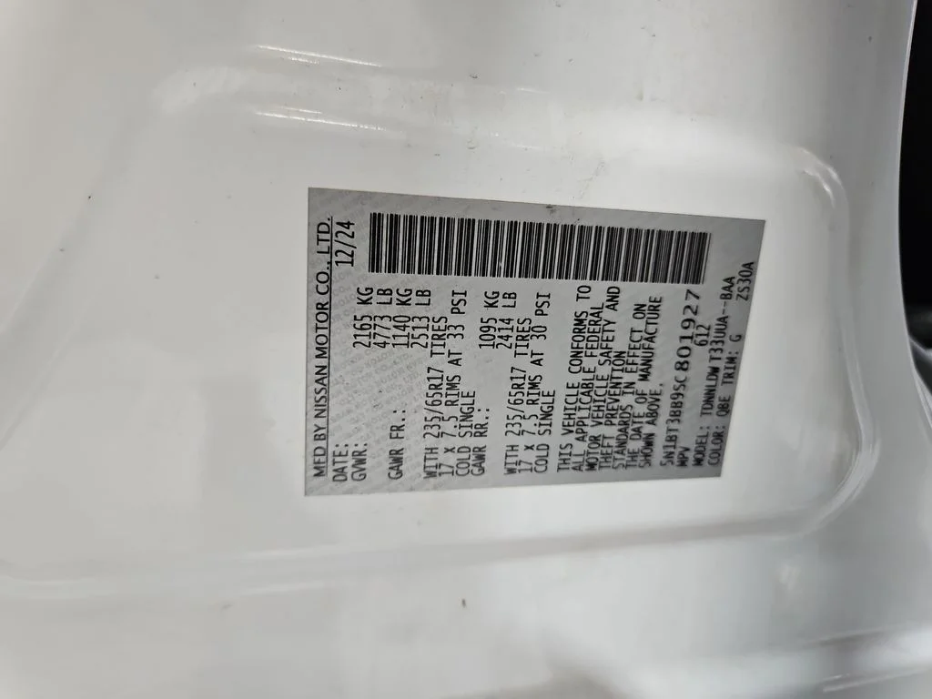 Certified Used 2025 White Pearl Nissan Rock Creek image 30