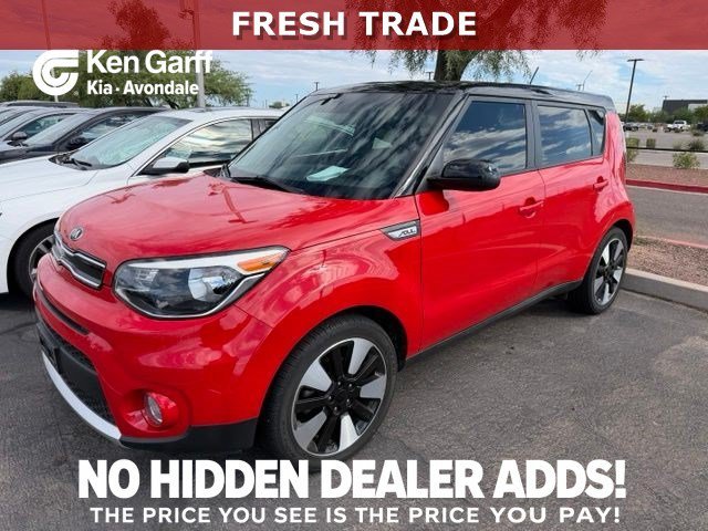 Used 2017 Inferno Red w/Black Roof Kia + image 1
