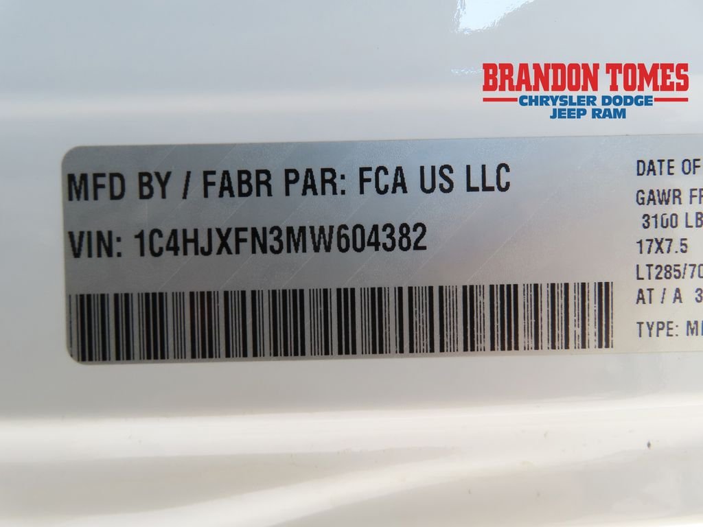 Used 2021 White Jeep Unlimited Rubicon image 27