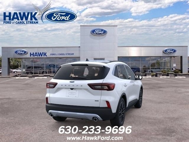 New 2025 Star White Metallic Tri-coat Ford Plug-in Hybrid image 8