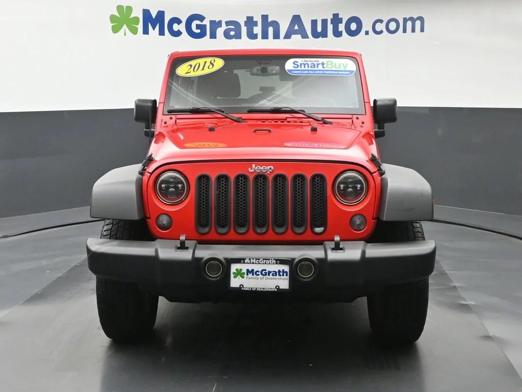 Certified Used 2018 Red Jeep Unlimited Sport image 6