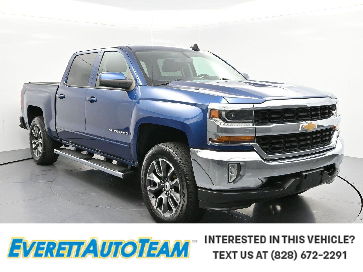 Used 2018 Deep Ocean Blue Metallic Chevrolet LT image 1