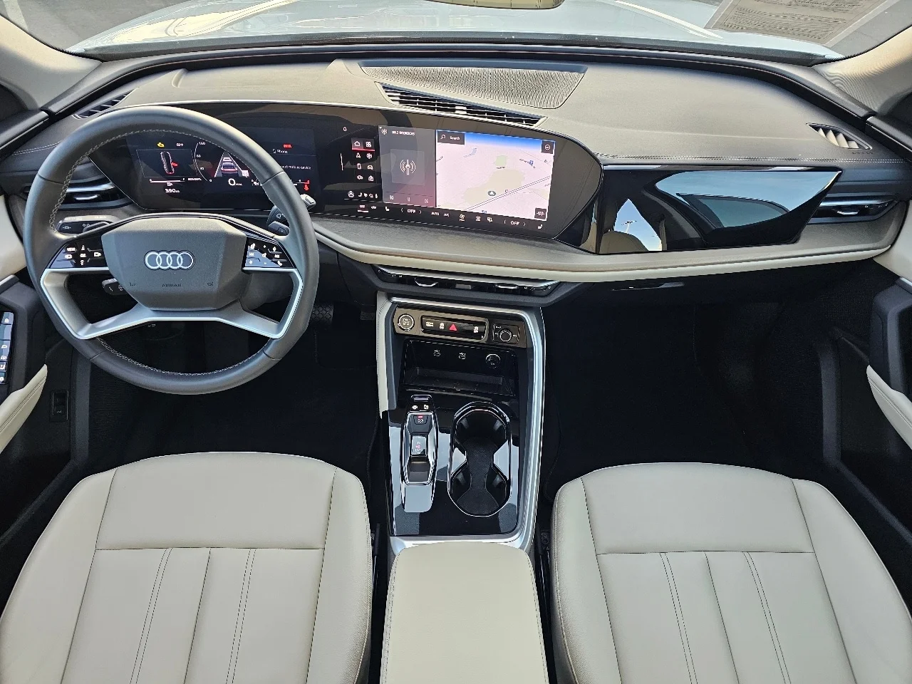 Used 2025 Glacier White Metallic Audi  image 4
