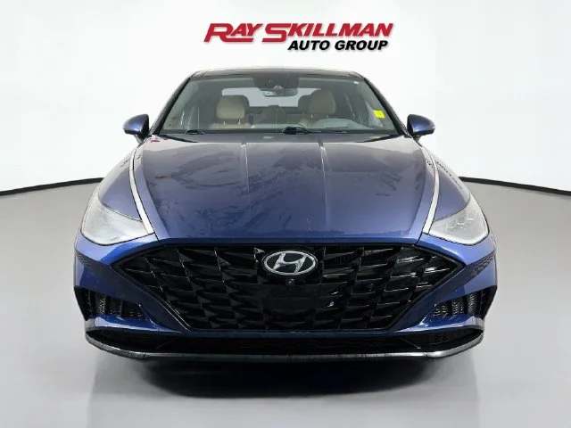 Used 2021 Blue Hyundai Limited image 2