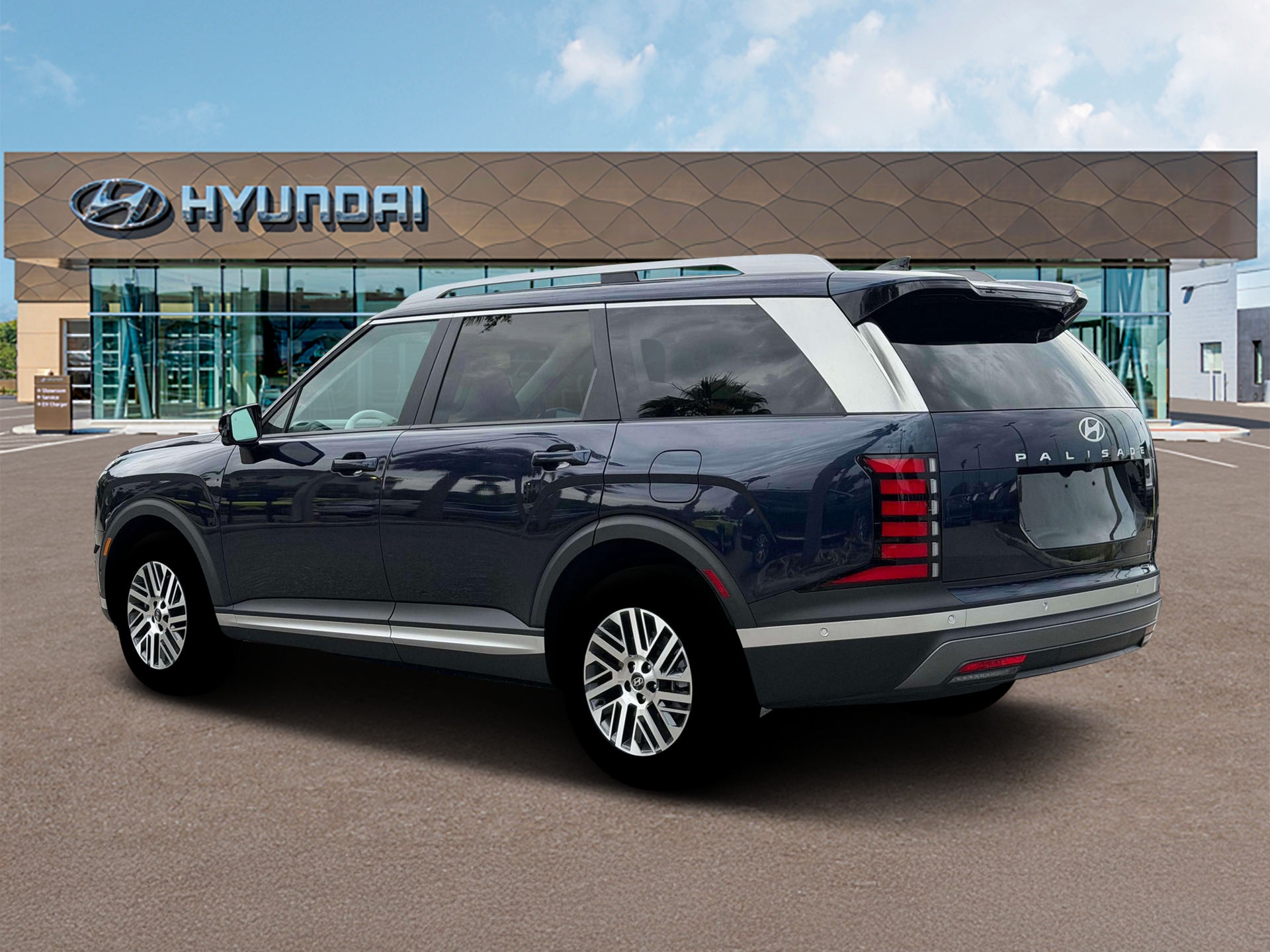New 2026 Blue Hyundai SEL Premium AWD image 4