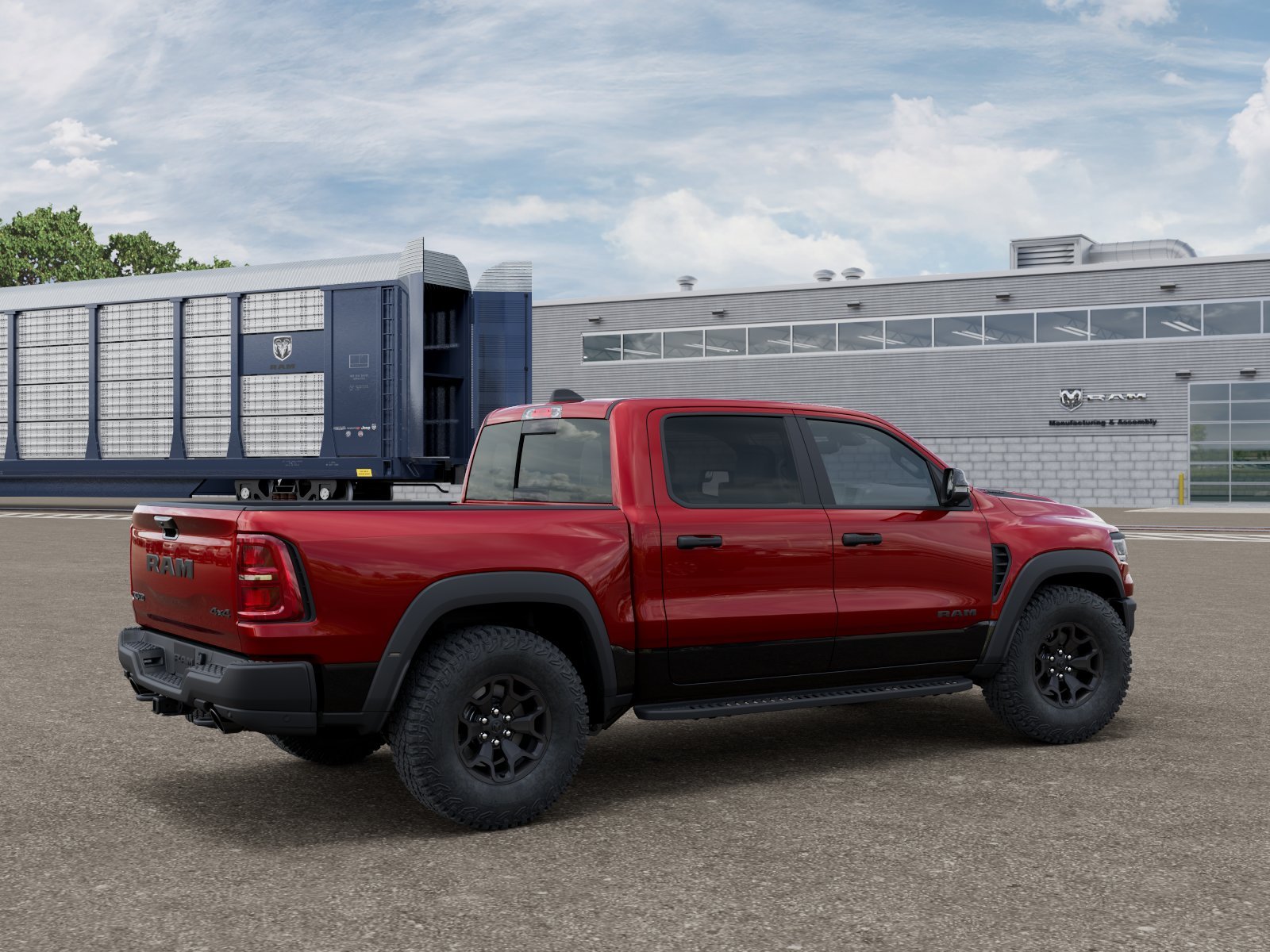 New 2026 Molten Red Pearl-Coat Exterior Paint RAM RHO image 2