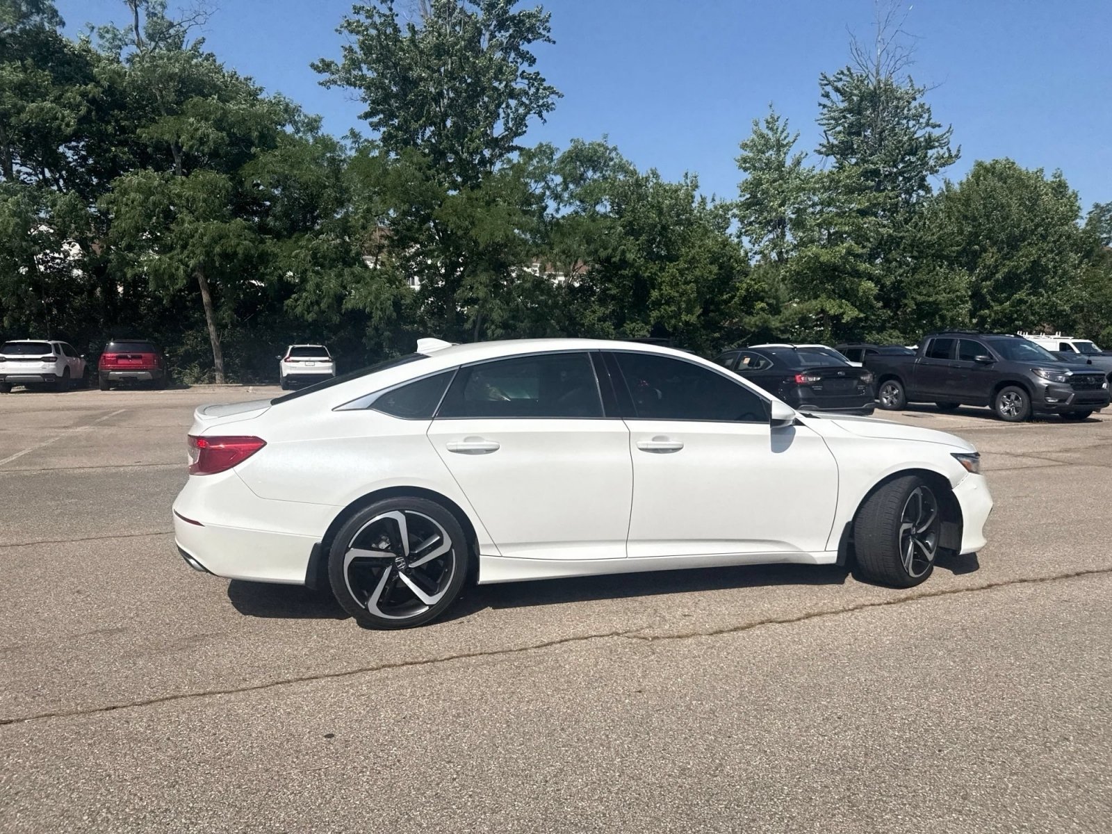 Used 2019 Platinum White Pearl Honda Sport 2.0T image 24