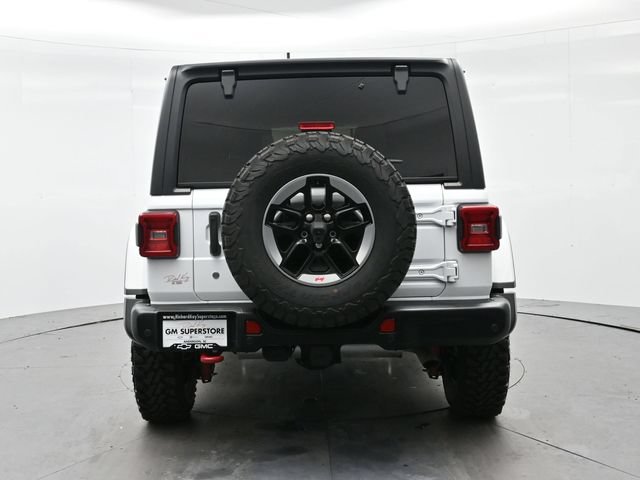Used 2018 Bright White Clearcoat Jeep Rubicon image 6