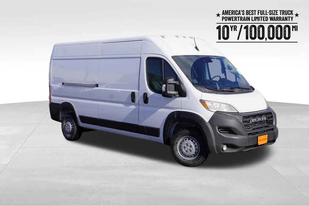 New 2026 Bright White Clearcoat RAM High Roof image 1