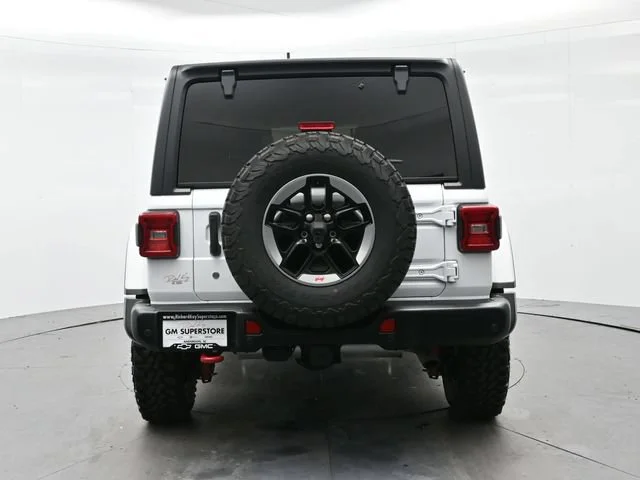 Used 2018 Bright White Clearcoat Jeep Rubicon image 6