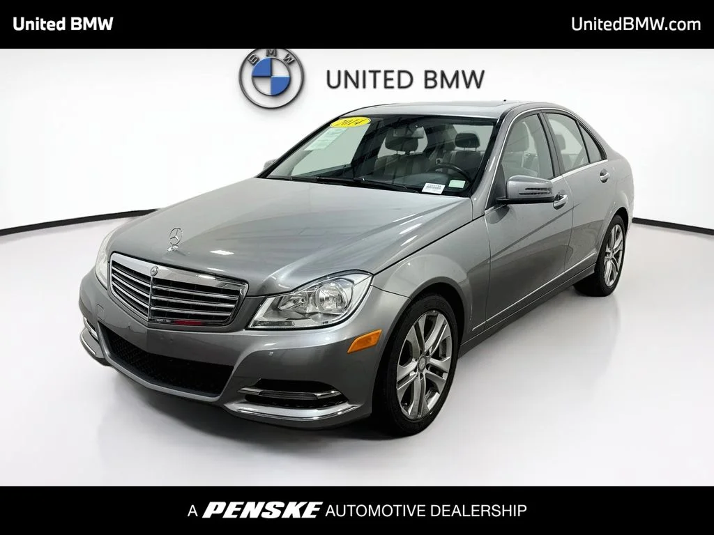 Used 2014 Palladium Silver Metallic Mercedes-Benz C 300 image 1