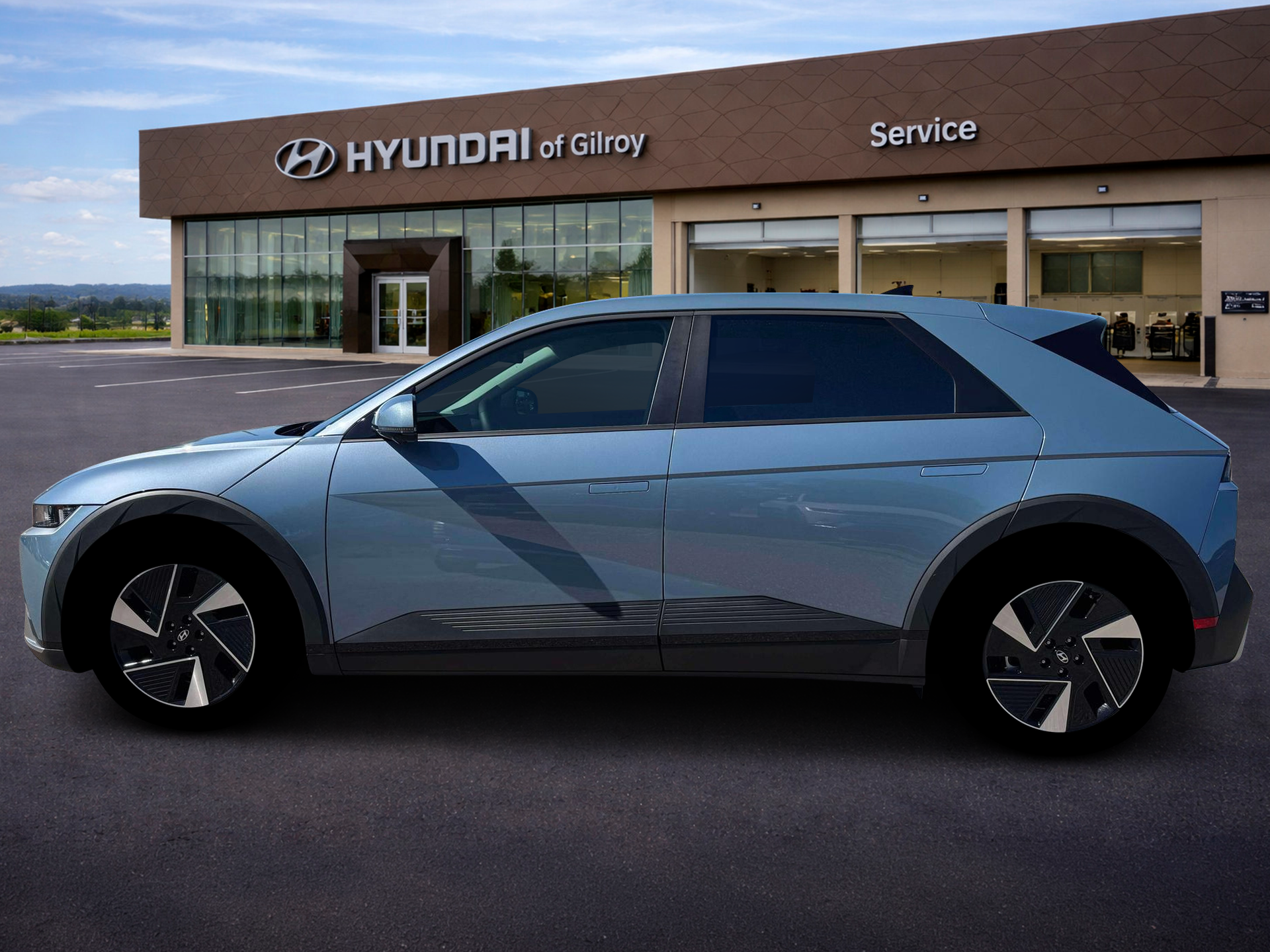 New 2026 Blue Hyundai SEL image 3