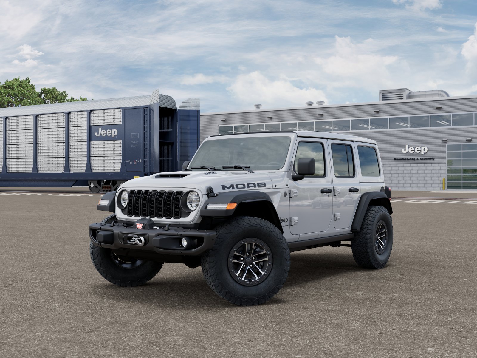 New 2026 Bright White Clear-Coat Exterior Paint Jeep Moab 392 image 26