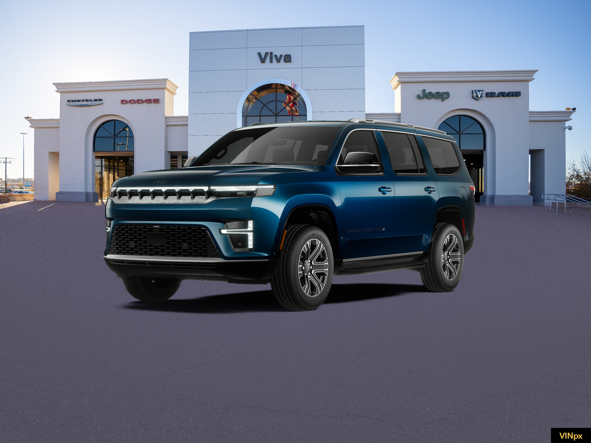 New 2027 Fathom Blue Pearl-Coat Paint Jeep Limited image 1
