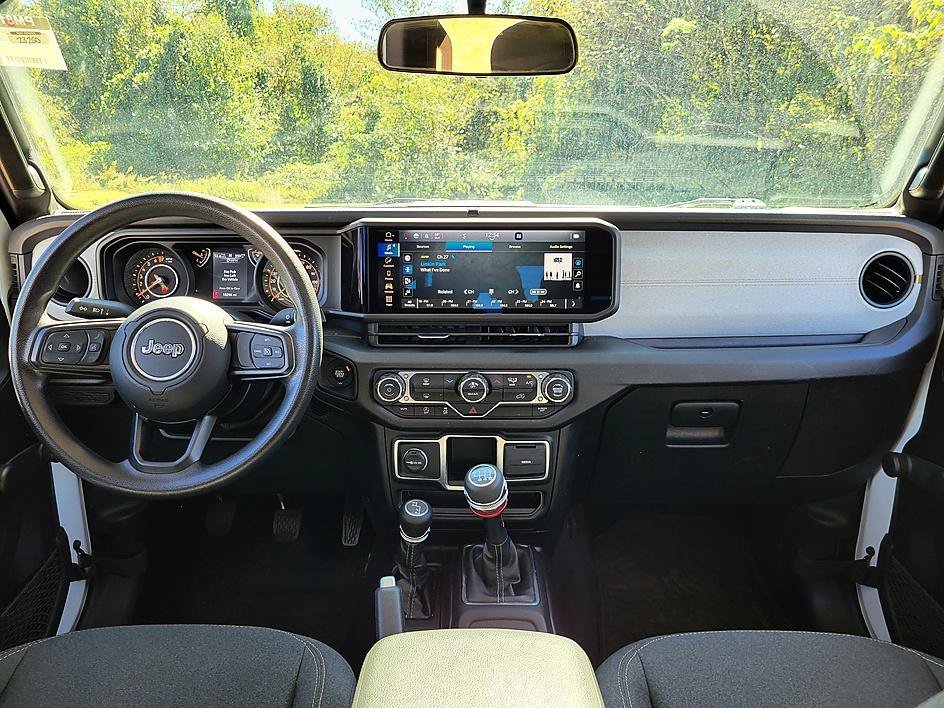 Used 2024 Bright White Clearcoat Jeep Sport image 29