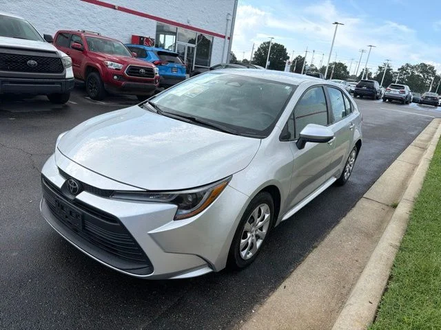 Certified Used 2024 Silver Toyota LE image 3