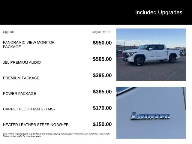Used 2024 White Toyota Limited image 5