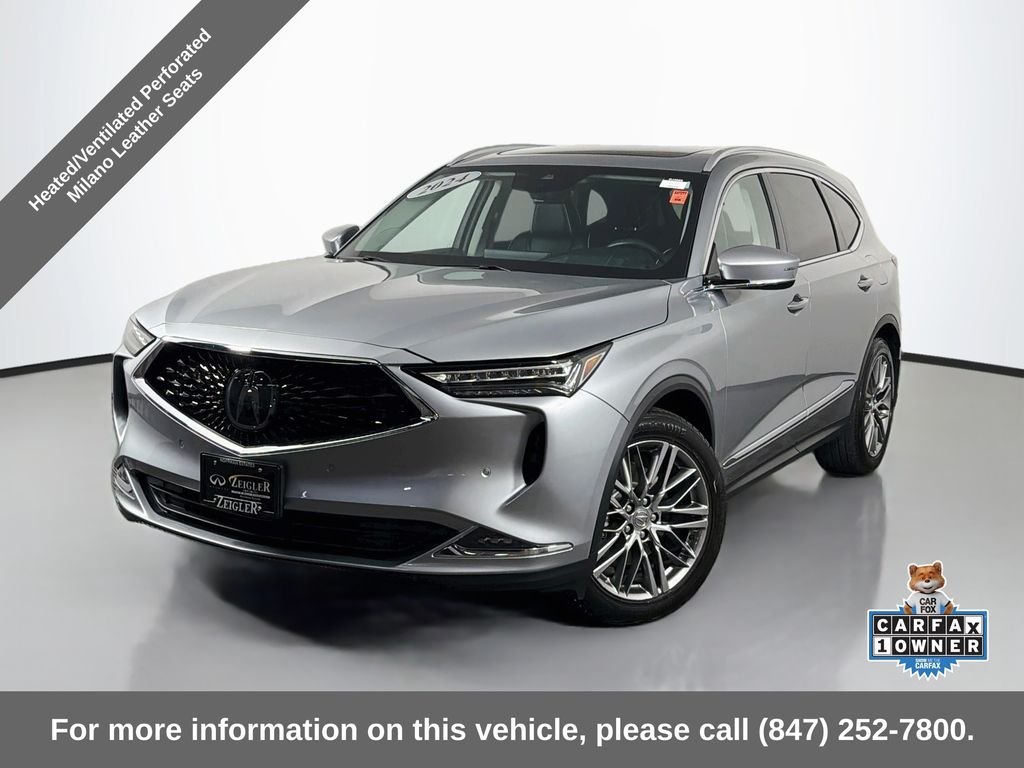 Used 2024 Lunar Silver Metallic Acura Advance image 1