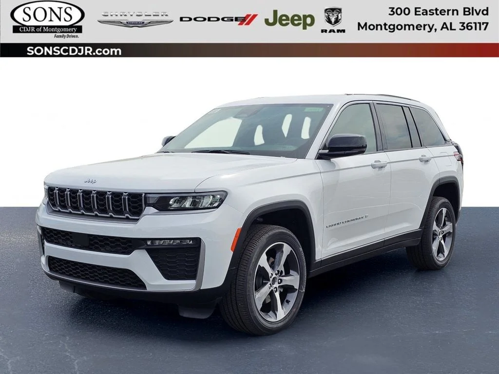 New 2026 Bright White Clear-Coat Exterior Paint Jeep Limited image 1
