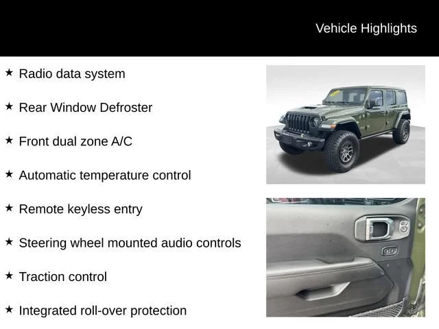 Used 2022 Green Jeep Rubicon 392 4x4 image 15