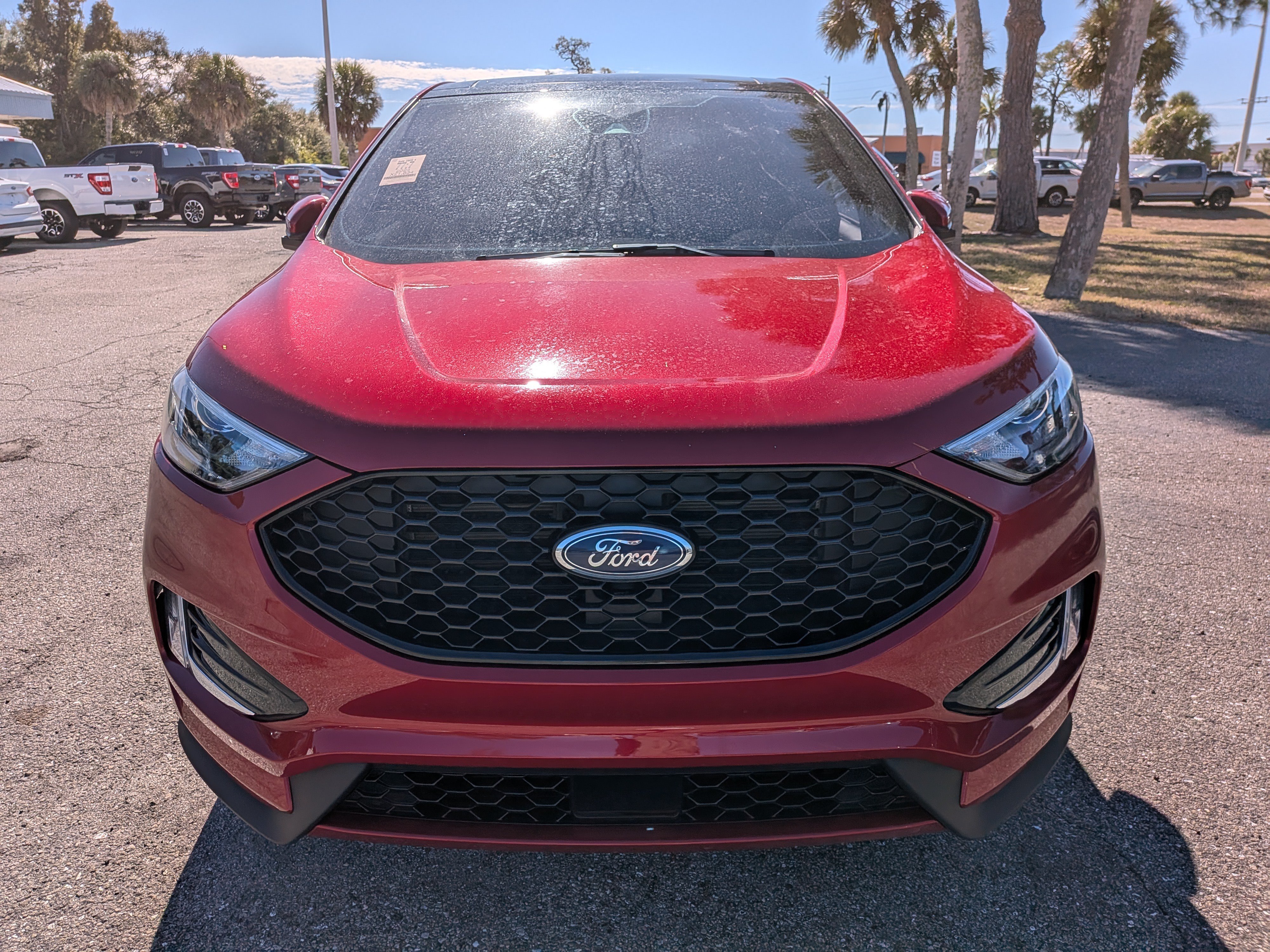 Used 2024 Rapid Red Metallic Tinted Clearcoat Ford ST-Line image 9