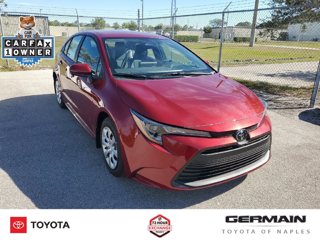 Certified Used 2025 Red Toyota LE image 5