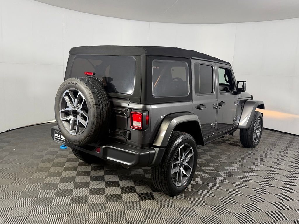 Certified Used 2024 Gray Jeep Sport S 4xe image 8